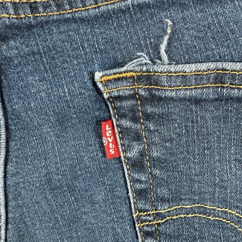 Levi's‎ Jeans Mens 35x30 (Fits 32x29) Blue 514 Slim Straight Stretch Medium Wash